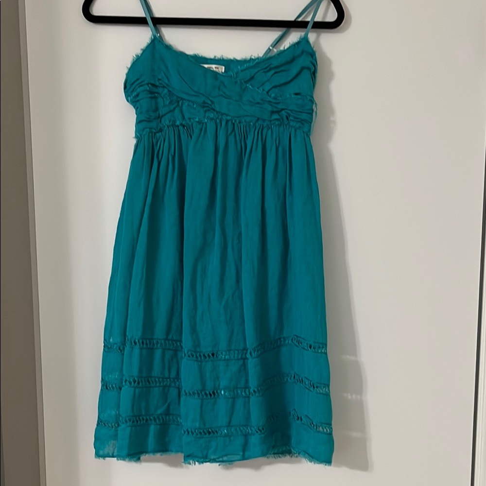 Teal Sleeveless Dress
